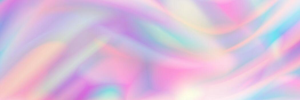 horizontal abstract pastel holographic texture design for pattern and background vector