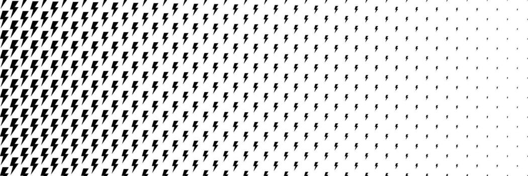 horizontal trama de semitonos de negro rayo diseño para modelo y antecedentes vector