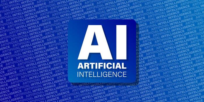 resumen futurista digital y tecnología antecedentes. ai fraseología diseño vector