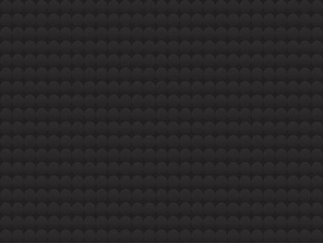 Abstract dark gray circular geometric pattern seamless background with embossed effect on surface vector