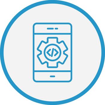 Favourite App-Based UI Graphic vector