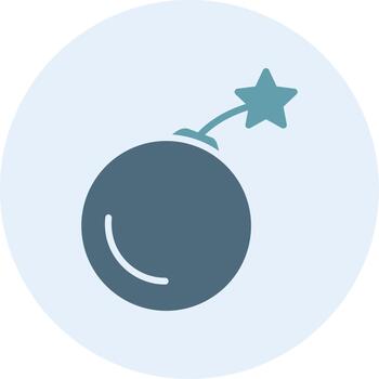 Broken Bone Soft Outline Graphic vector