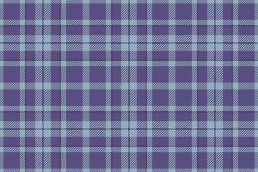 Preppy pattern tartan texture, gentle plaid textile fabric. Fancy background seamless check in indigo and pastel colors. vector