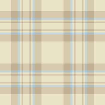 elegante beige y ligero azul tartán modelo. Perfecto para textil diseños, sitio web antecedentes, o papelería. sutil aún sofisticado, esta repitiendo textura evoca un sentido de calma y orden. vector