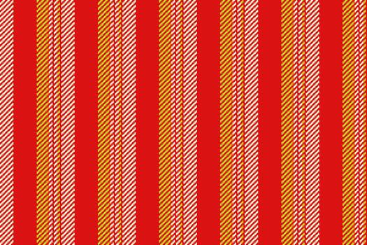 Overlay texture vertical fabric, individuality seamless background lines. Proud pattern stripe textile in red and light colors. vector