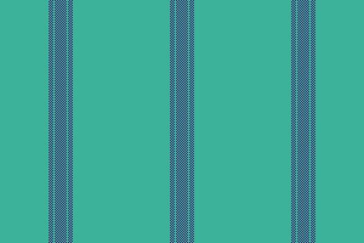 Cerene textile lines, cool vertical pattern texture. Ips10 fabric stripe background seamless in teal and indigo colors. vector