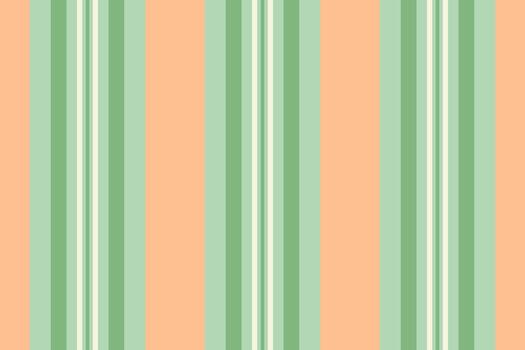 Clean vertical stripes in pale green and peach. Graphic pattern is well suited for backgrounds, textiles, or web design projects. Seamless repeat available. vector