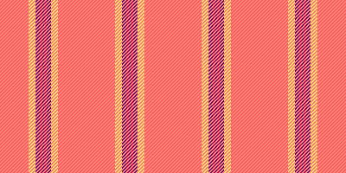 difícil raya textil sin costura, suave tela modelo vertical. pureza líneas textura antecedentes en rojo y ámbar colores. vector