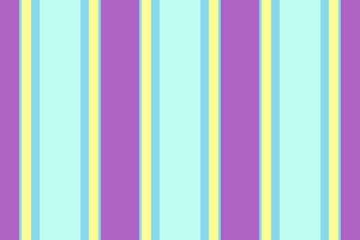 Vug textile seamless fabric, kid background pattern stripe. Vndigo vertical lines texture in cyan and yellow colors. vector