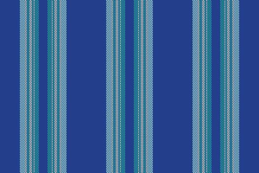 Stylish striped pattern with varying blues and teal. Ideal for textiles, backgrounds, or digital design projects needing a classic and clean aesthetic. vector