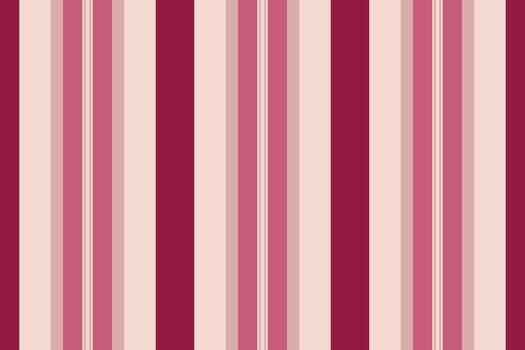 Old-fashioned background vertical textile, cover fabric texture lines. Plain stripe seamless pattern in light and red colors. vector