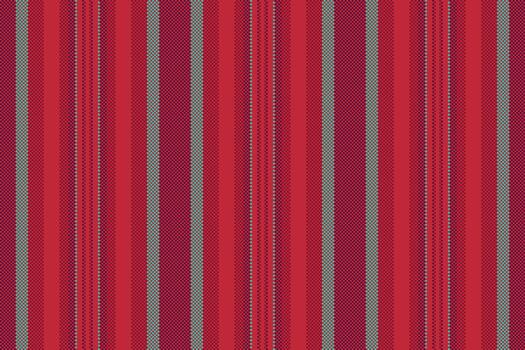 Vibrant striped textile pattern with a woven pixelated texture in shades of red and grey. Ideal for backgrounds, fabrics, or digital designs needing a bold, graphic element. vector