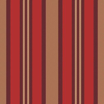 Voster vertical textile pattern, customizable background lines. Ntring seamless fabric texture stripe in red and dark colors. vector