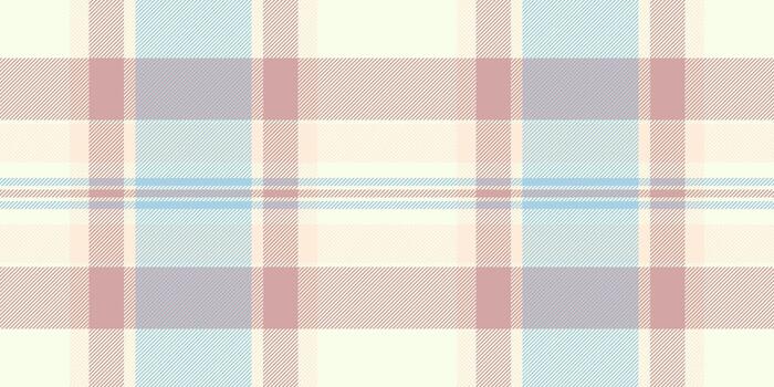 Pastel plaid pattern design. Soft, versatile texture with interwoven lines, perfect for backgrounds, textiles, or adding subtle visual interest to projects. vector