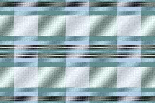 Tissue texture check plaid, selection textile pattern tartan. Drawing background seamless fabric in cyan and light colors. vector