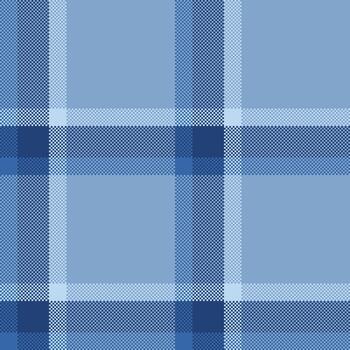 Pixelated blue plaid pattern. Classic and modern feel. Use for backgrounds, textures, textiles, or digital art. Perfect for adding a retro or tech touch vector