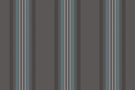 Drinting pattern seamless lines, drawing stripe textile fabric. Thic background texture vertical in grey and cyan colors. vector