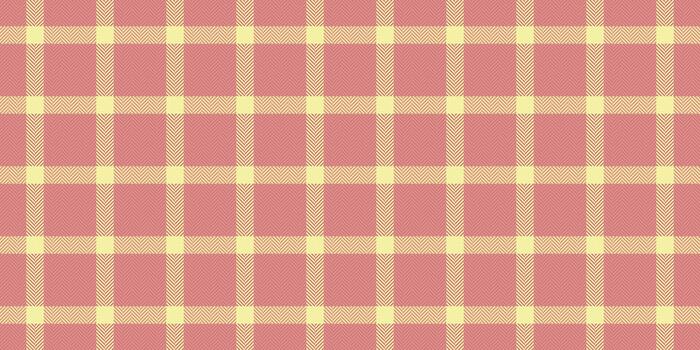 Elegant plaid pattern in rose and yellow. Versatile backdrop for design, textiles, or festive themes. Adds a touch of classic charm warmth to any project. vector