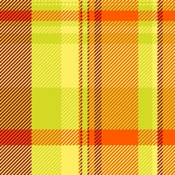 calentar y atractivo tartán modelo en amarillo, naranja, y rojo matices clásico textil diseño con un acogedor y rústico sentir, ideal para antecedentes, vestir, o gráfico elementos. vector