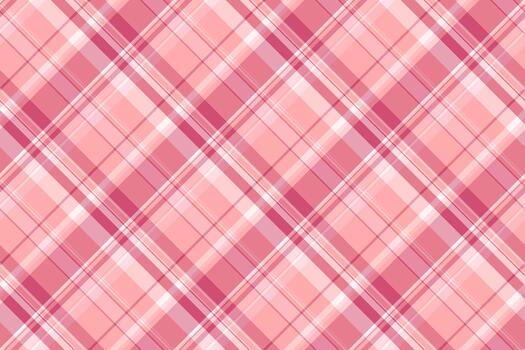 Large fabric seamless tartan, flowing textile plaid check. Gentleman pattern texture background in red and light colors. vector
