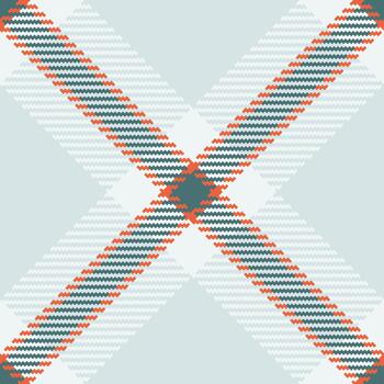 Anniversary textile check pattern, equal seamless plaid background. Overlayed tartan fabric texture in white and cyan colors. vector