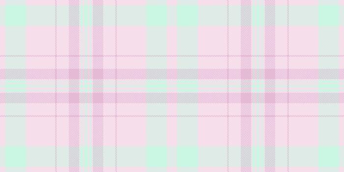 Soft plaid pattern in pastel shades of pink, green, and gray. Classic design for textiles, backgrounds, or fashion concepts. Versatile for digital or print applications. vector