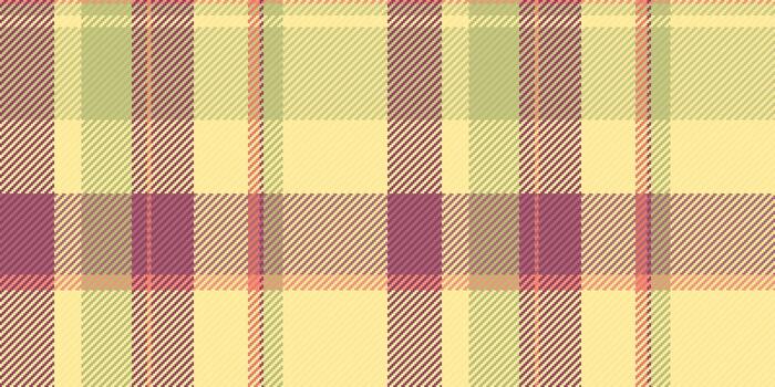 Celtic tartan plaid , repeatable patterns texture fabric textile. Girl check pattern background seamless in yellow and red colors. vector