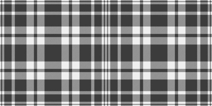Monochrome plaid pattern. Versatile for backgrounds, textiles, design projects. Creates a rustic, timeless classic feel. Ideal for print digital media. vector