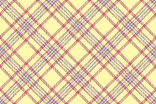 Track background tartan fabric, royal textile plaid. Styling pattern seamless check texture in yellow and red colors. vector