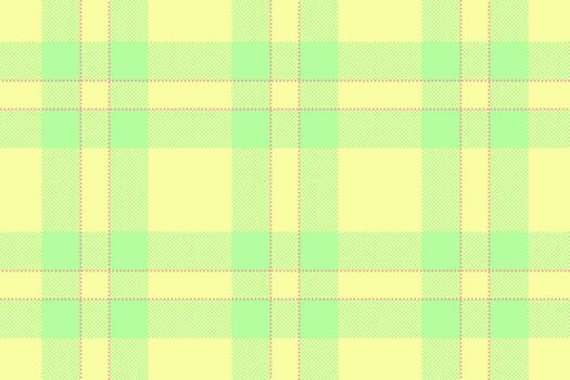 Pastel plaid pattern. Soft yellow and green create a peaceful, simple design. Perfect for backgrounds, textiles, or spring themes. Versatile calming. vector