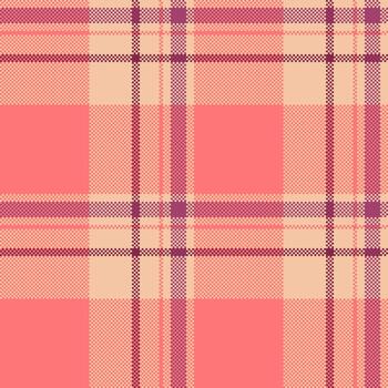 pixelado tartán modelo en cálido, atractivo tonos evoca nostalgia, artesanía, y acogedor texturas ideal para antecedentes, textiles, y retrotemático diseños versátil y visualmente atractivo. vector