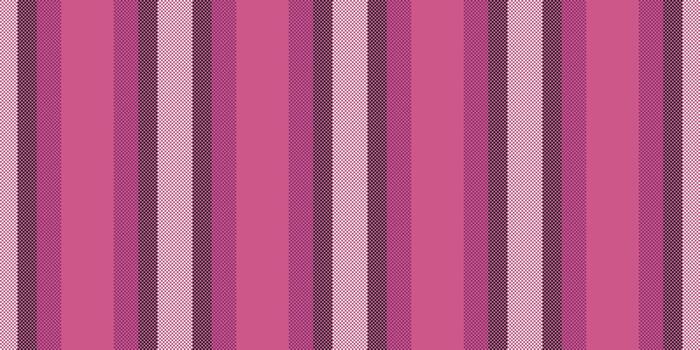 Abstract seamless textile design with vertical stripes of various pink tones. Represents order, structure, and harmony. Ideal for backgrounds, textiles, and digital art. vector