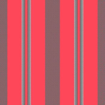nudo textil antecedentes tela, intrincado textura líneas . celebrar sin costura vertical modelo raya en rojo y verde azulado colores. vector