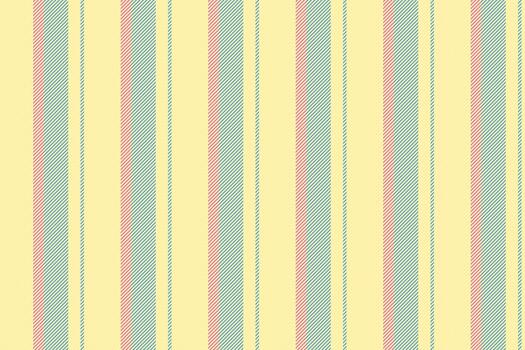 Sextile lines texture background, factory seamless stripe textile. Bndustrial fabric vertical pattern in light and yellow colors. vector