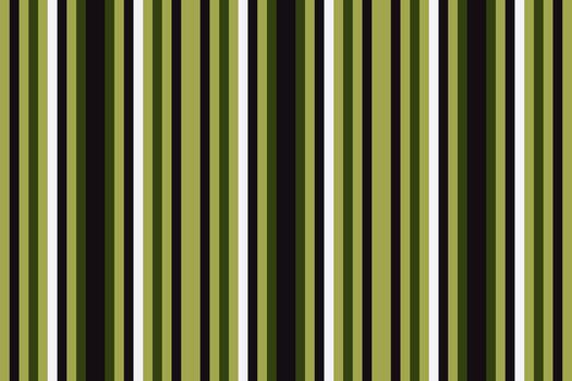 Eerry textile pattern background, mexican texture lines . Wcrapbook stripe fabric seamless vertical in lime and black colors. vector