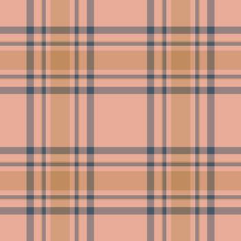 clásico tartán modelo en durazno, broncearse, y pizarra azul. un sin costura, versátil textil antecedentes adecuado para moda, interiores, o diseño proyectos calmante, elegante textura. vector
