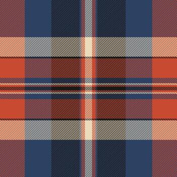 clásico tartán tartán modelo en rojo, azul, y beige. sin costura textura para textiles, antecedentes, o diseño elementos. eterno, versátil y elegante. vector
