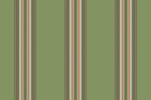 Sixties seamless stripe , valentine pattern background texture. Panjabi textile lines fabric vertical in green and red colors. vector