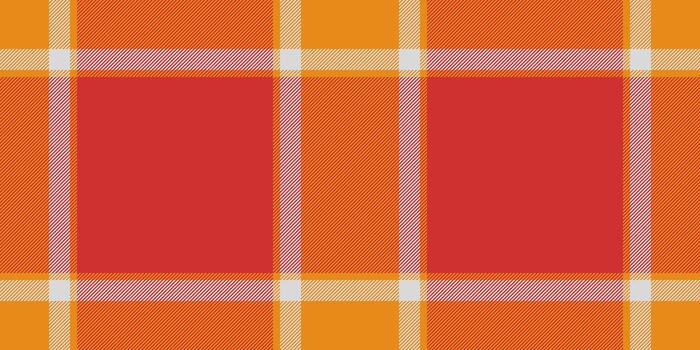 Purchase pattern texture , craft background textile seamless. Setting check plaid tartan fabric in red and orange colors. vector