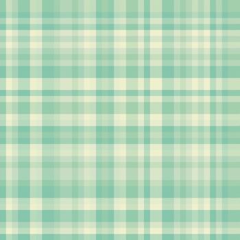 Soft teal and beige plaid pattern, seamless. Ideal for backgrounds, textiles, crafts or web design. A calm and versatile graphic resource. vector