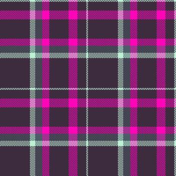 Nueva York cheque patrón, de buen tono tartán sin costura tela. creativo textil textura tartán antecedentes en oscuro y brillante colores. vector