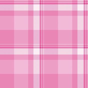 Neat textile texture tartan, wrapping seamless background check. Up plaid pattern fabric in pink and light colors. vector