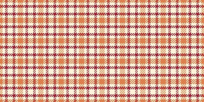 Warmtoned tartan pattern. Classic, rustic design with orange and maroon lines. Ideal for backgrounds, textiles, or vintage projects. Adds a cozy, timeless touch. vector