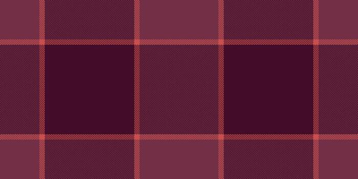 Paper texture background tartan, intense fabric pattern seamless. Craft textile check plaid in red and dark colors. vector