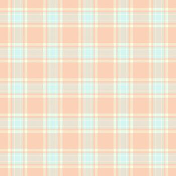 Printout pattern plaid, sixties tartan background texture. Row seamless check textile fabric in light color. vector