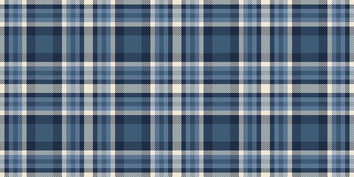 exclusivo textura tela tartán, habitación sin costura modelo . interminable antecedentes tartán cheque textil en oscuro y cian colores. vector
