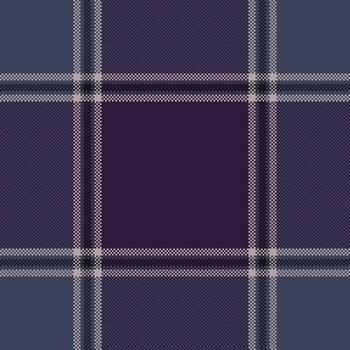 Pixelated plaid pattern in shades of purple and gray. Classic, retro design great for backgrounds, textiles, web design, and creative projects. Versatile and timeless. vector