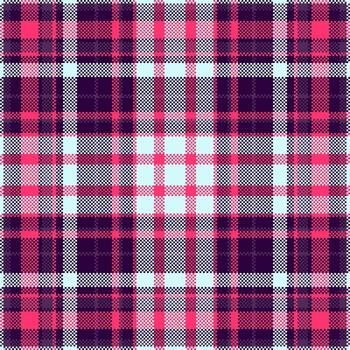 detallado pixelado tartán modelo. Perfecto para antecedentes, texturas, y digital diseño. utilizar para moda, artesanía, o agregando un retro sentir. vector