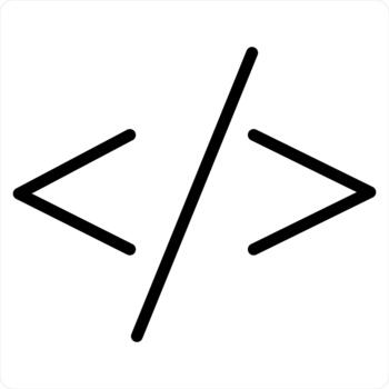 codificación concepto en duelo negro color vector