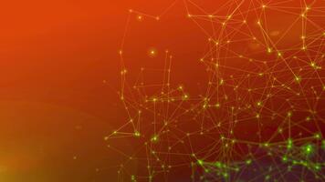 astratto Rete connessione sfondo per tecnologia e scienza presentazione sfondo design video